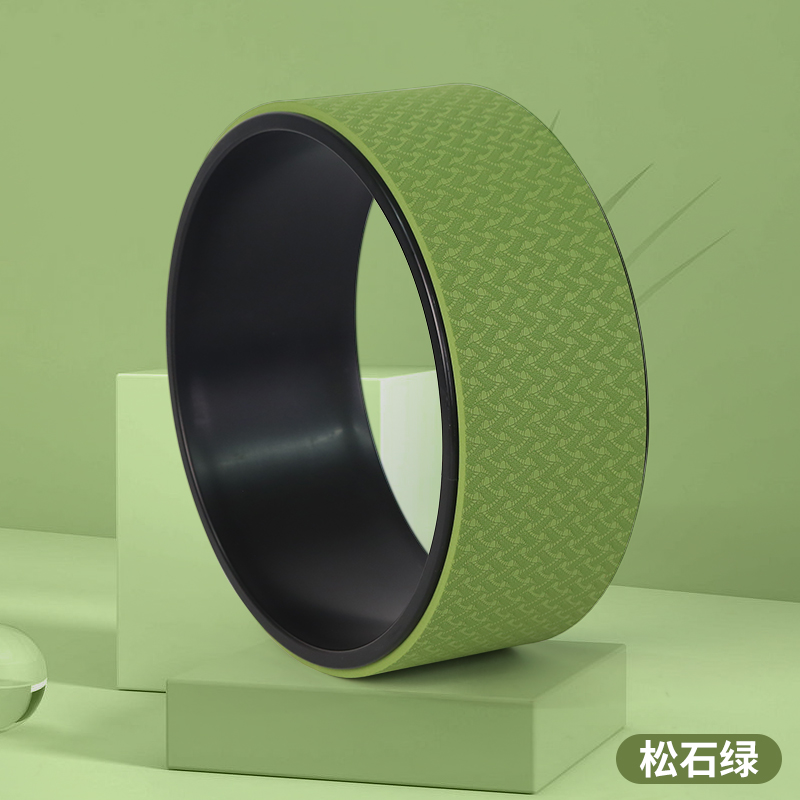 TPE+PP - 32.6*32.6*12.7cm - Yoga Wheel - texture close-up