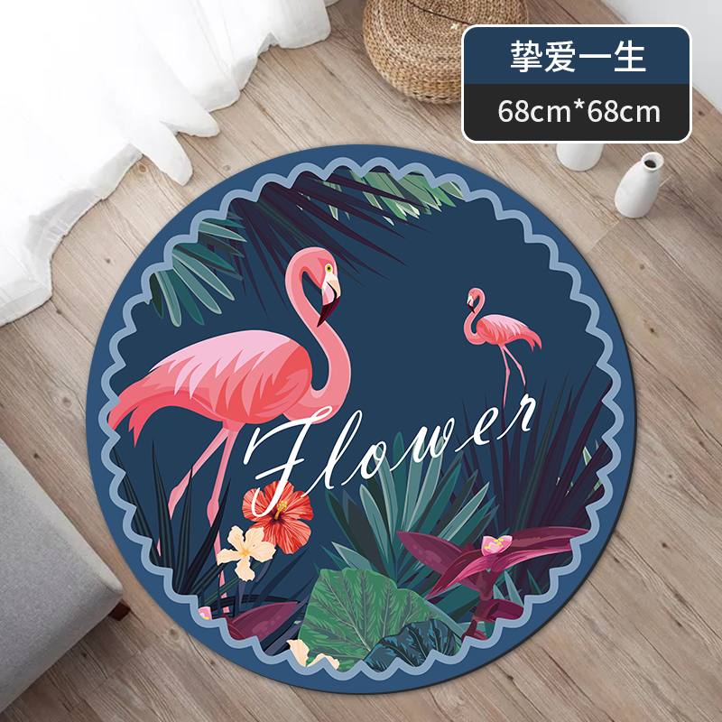 Suede + Rubbe - 68*68*0.3cm - Printed Meditation Cushion - view 19