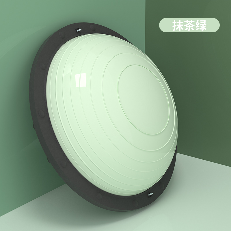 Wave Pattern Bosu Ball - side view