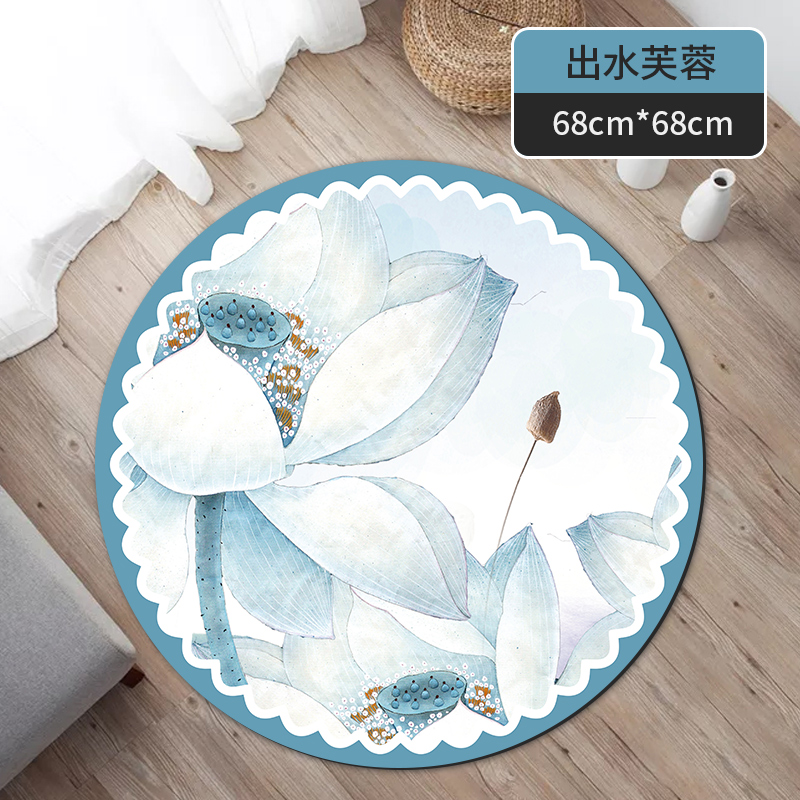 Custom Printed Meditation Cushions: An OEM Buyer's Guide - Suede + Rubbe - 68*68*0.3cm - Printed Meditation Cushion 2