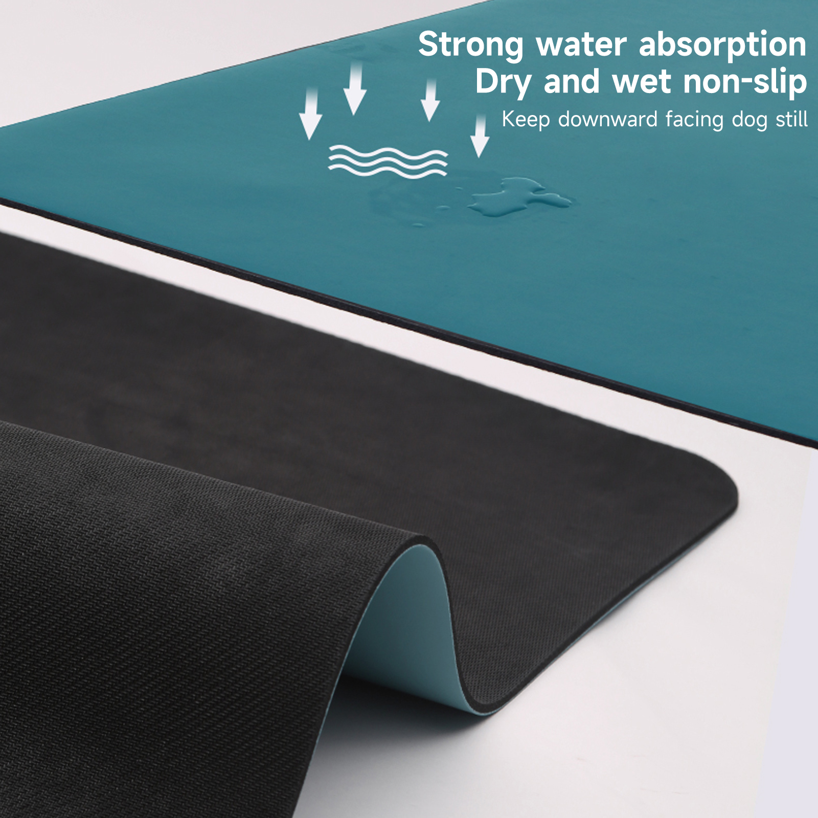 Nature Rubber - 185*68*0.45cm - Single Color Professional Yoga Mat with Laser Printed Alignment Lines - view 6