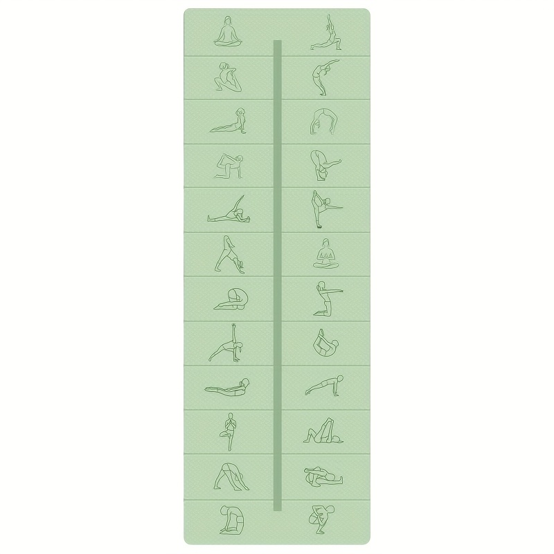 TPE - 183*61*0.6cm - Double Color  Foldable Yoga Mat