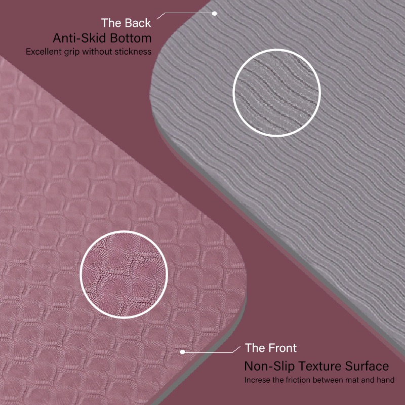 TPE - 183*61*0.6cm - Single Color Premium Yoga Mat - view 8