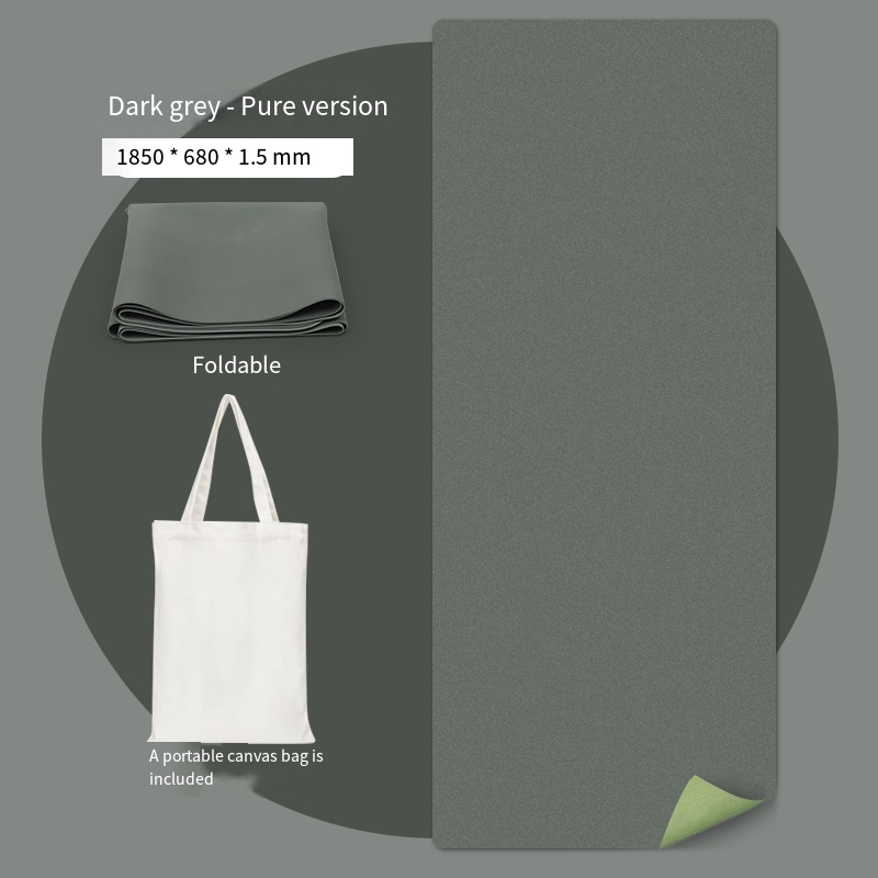 Yoga Mattress vs Yoga Mat: Thickness Guide for Bulk and OEM Buyers - Foldable Matte Nature Rubber - 185*68*0.15cm - Single Color Professional Yoga Mat with Laser Printed Alignment Lines 1