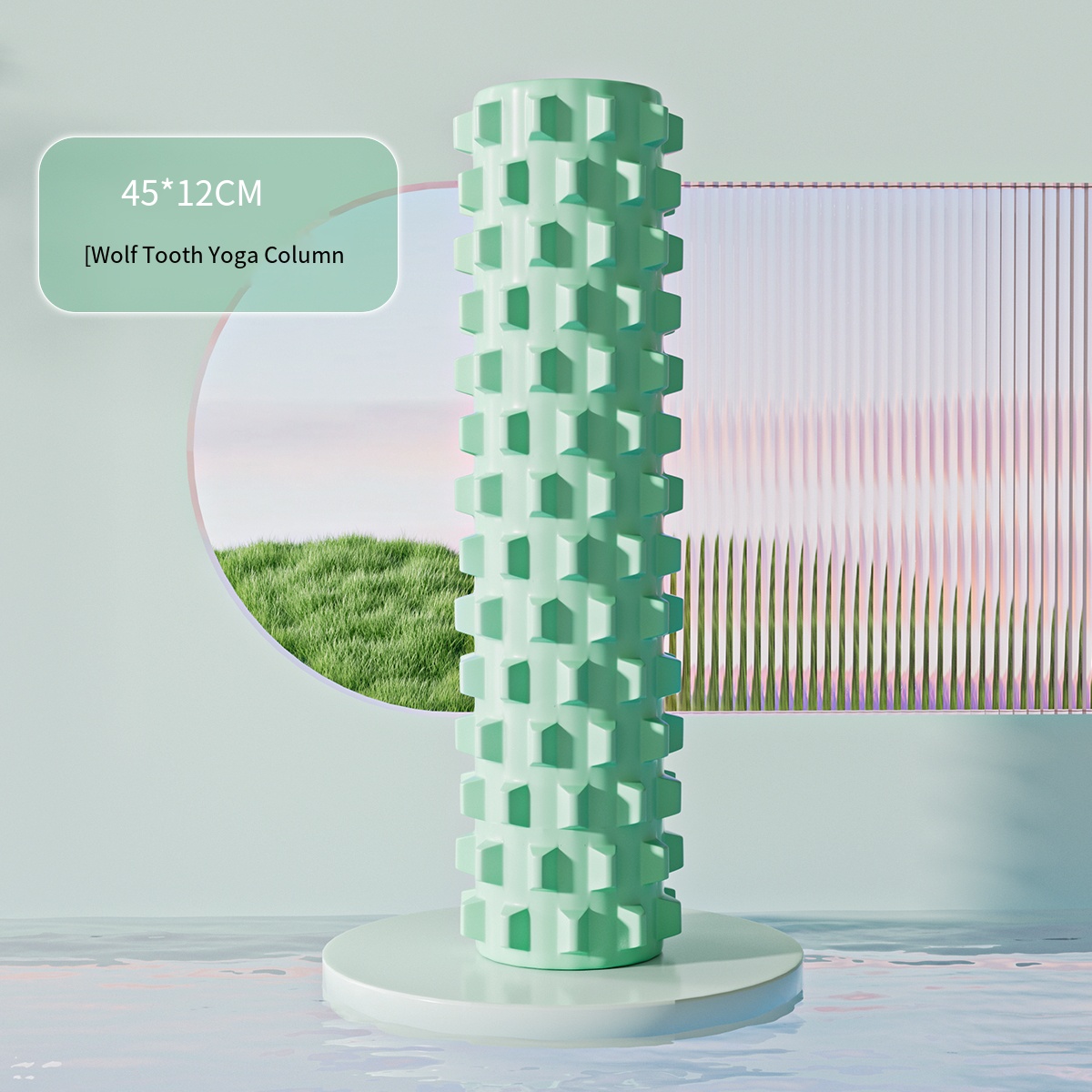 EVA+PVC（Black Tube） - 12*12*33cm,12*12*45cm - Yoga Roller - view 8