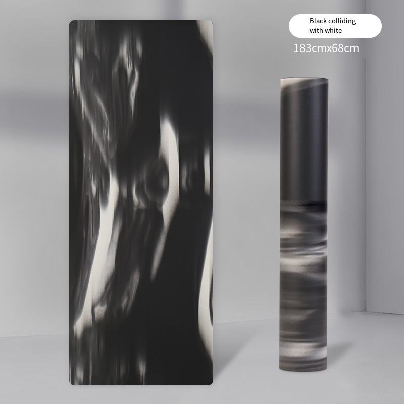 Nature Rubber - 183*68*0.45cm -ColorBlock Professional Yoga Mat with Latex Printed Alignment Lines - view 6