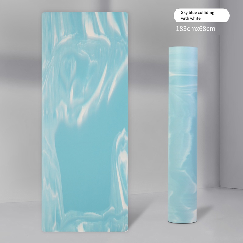 Nature Rubber - 183*68*0.45cm -ColorBlock Professional Yoga Mat with Latex Printed Alignment Lines - view 7