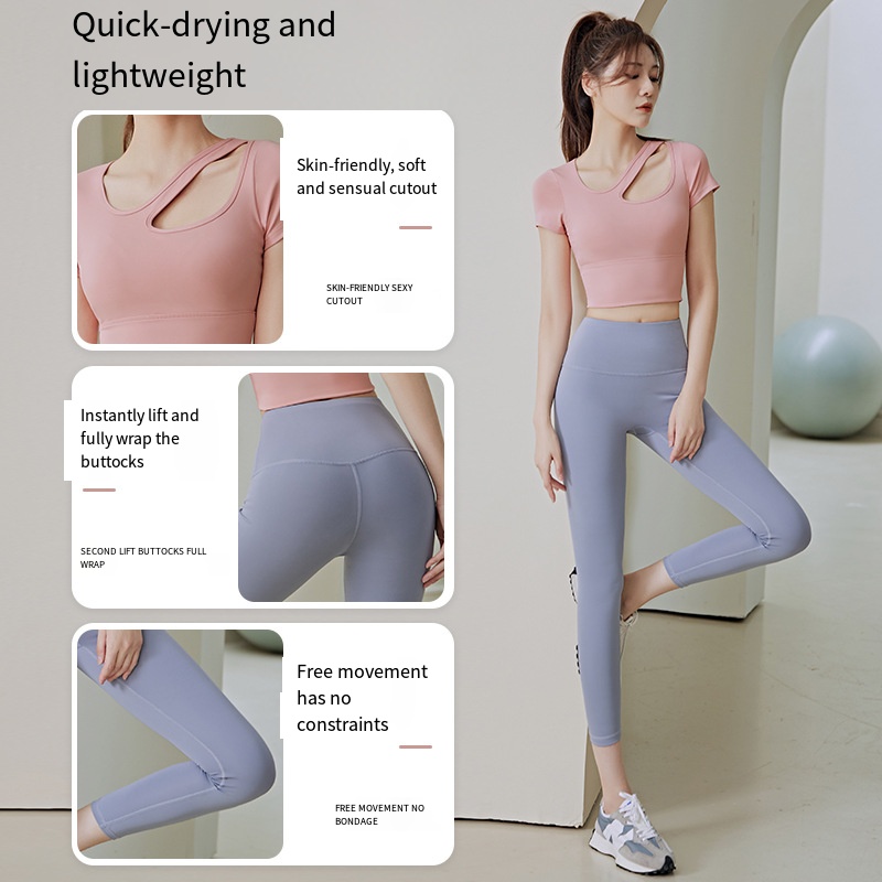 Yoga Short Sleeve - texture close-up