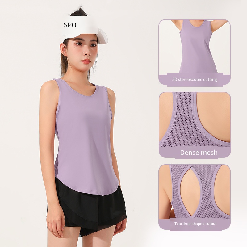 Yoga Vest - texture close-up