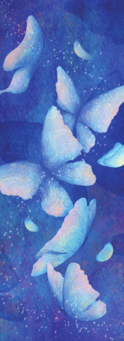 Nature Rubber - Oil Painting - 2 - 185*68*0.45cm - Single Color Printed Yoga Mat with Latex Printed Alignment Lines - detail view