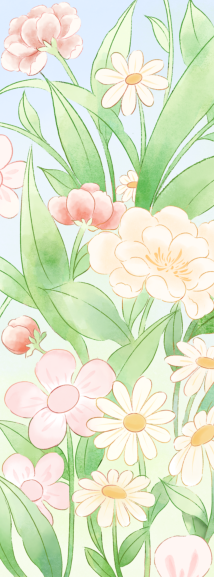 Nature Rubber - Flower - 2 - 185*68*0.45cm - Single Color Printed Yoga Mat with Latex Printed Alignment Lines - side view