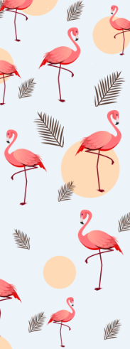 Nature Rubber - Animal - 3 - 185*68*0.45cm - Single Color Printed Yoga Mat with Latex Printed Alignment Lines - detail view